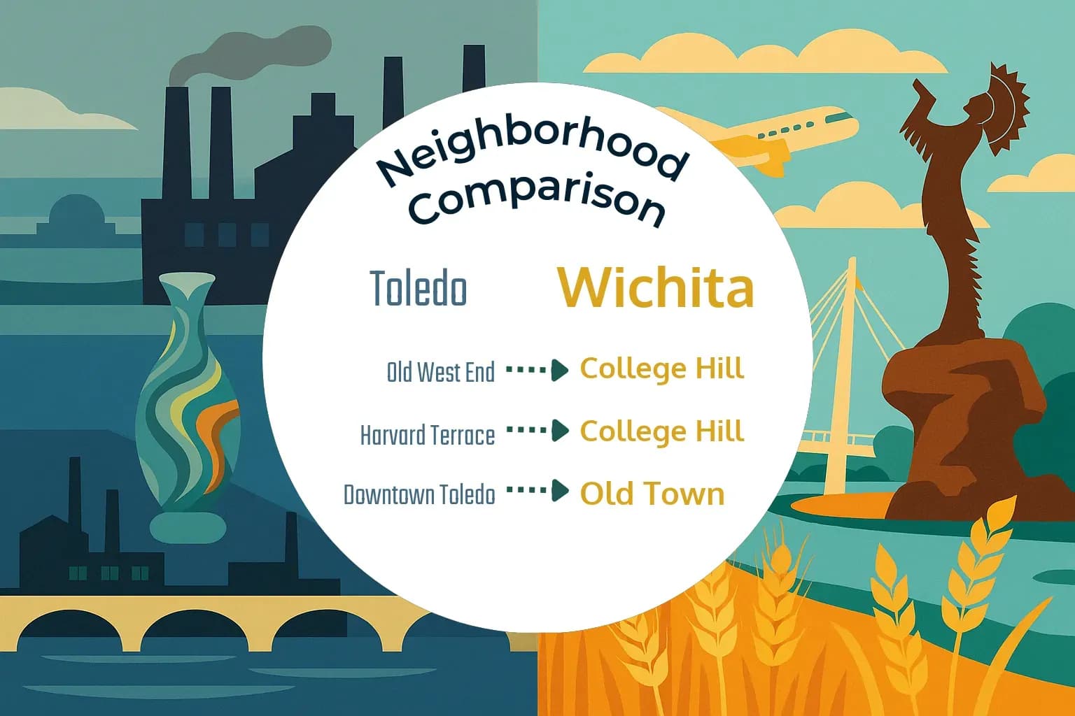 Toledo vs Wichita Neighborhood Comparison