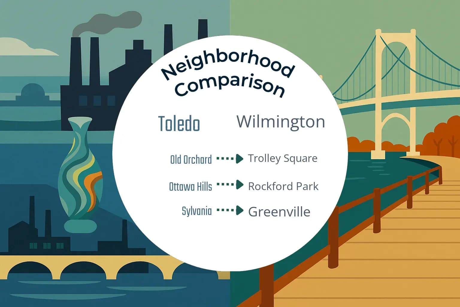 Toledo vs Wilmington Neighborhood Comparison