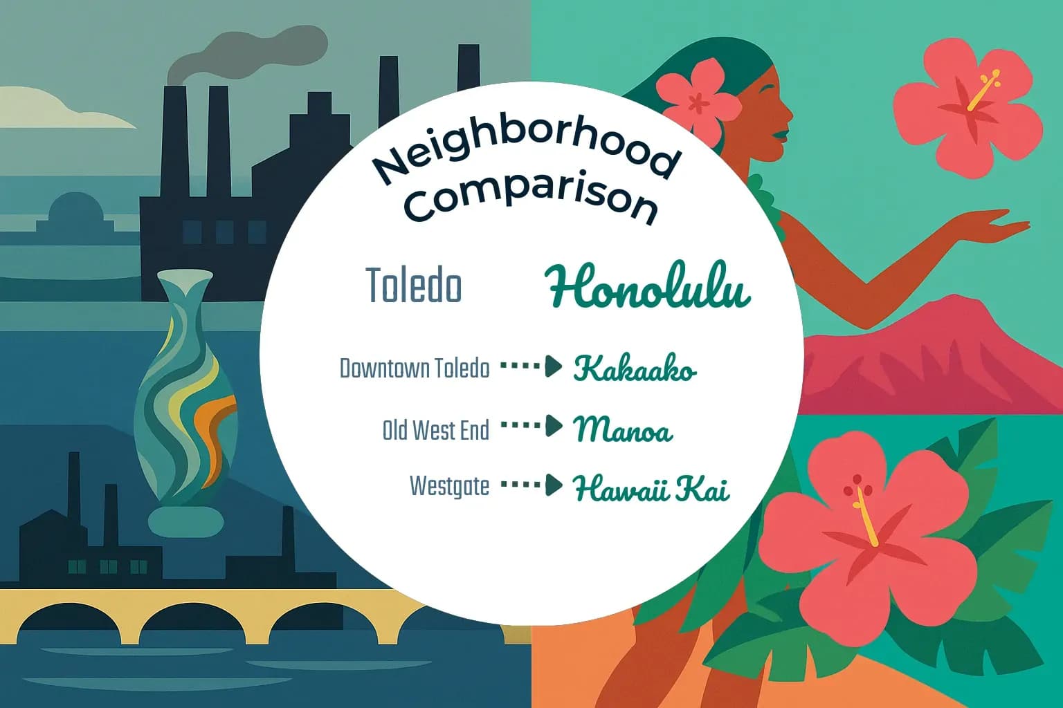 Toledo vs Honolulu Neighborhood Comparison