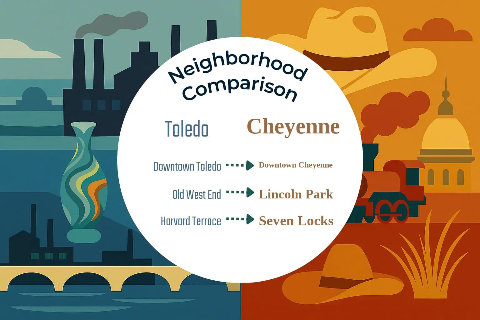 Toledo vs Cheyenne Neighborhood Comparison