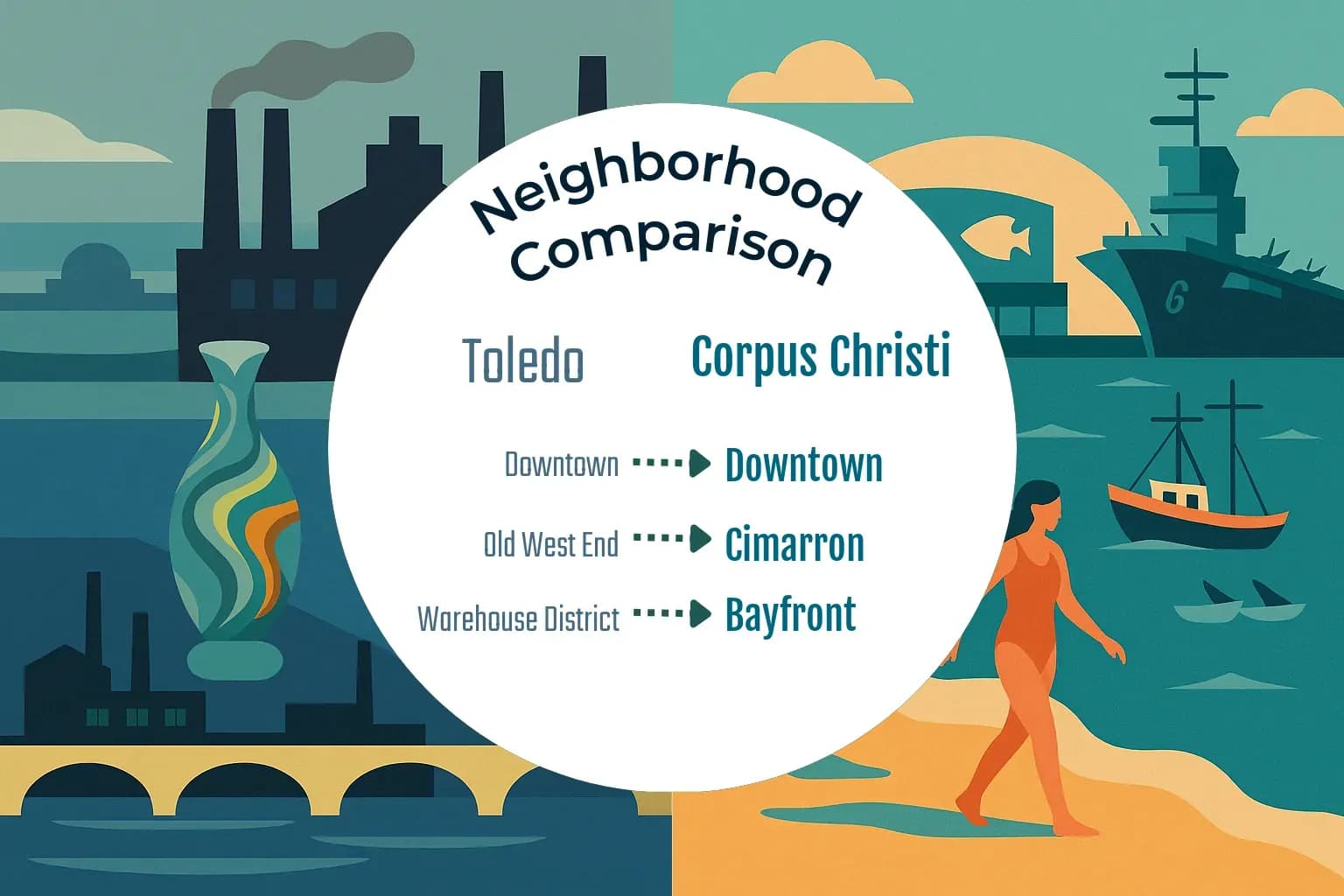 Toledo vs Corpus Christi Neighborhood Comparison