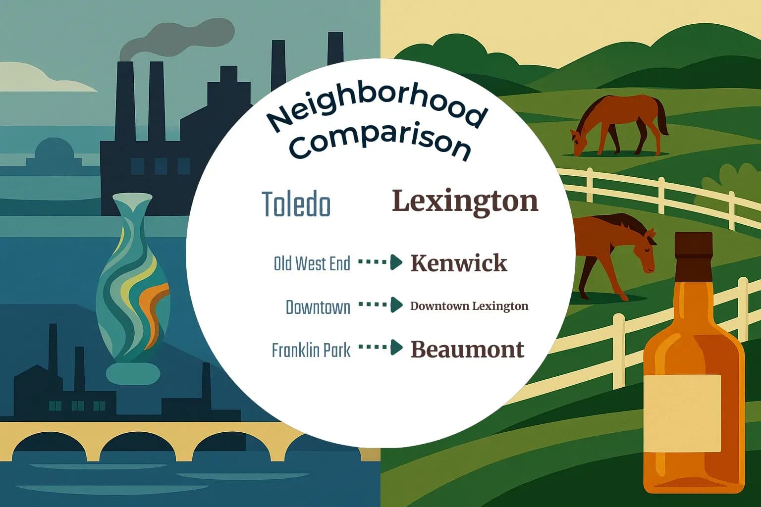 Toledo vs Lexington Neighborhood Comparison
