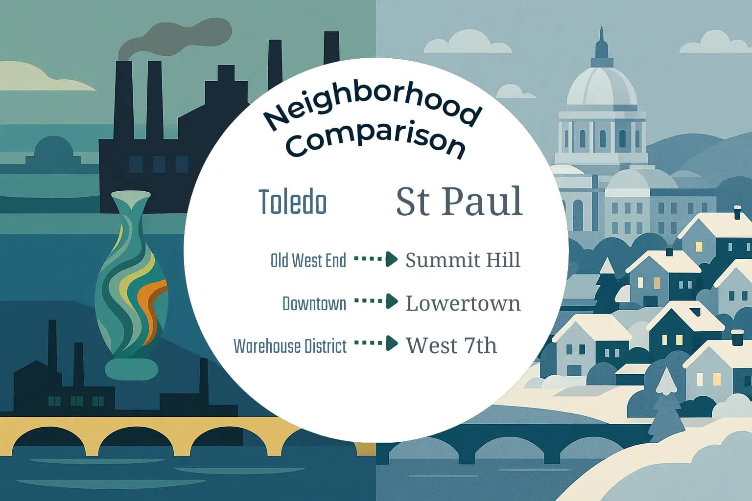 Toledo vs St. Paul Neighborhood Comparison