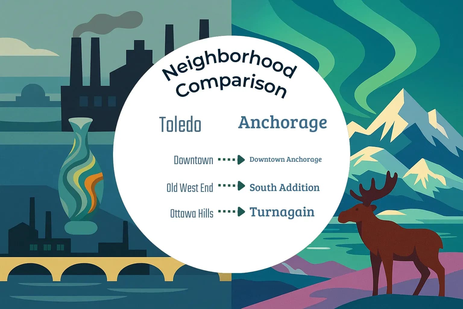 Toledo vs Anchorage Neighborhood Comparison