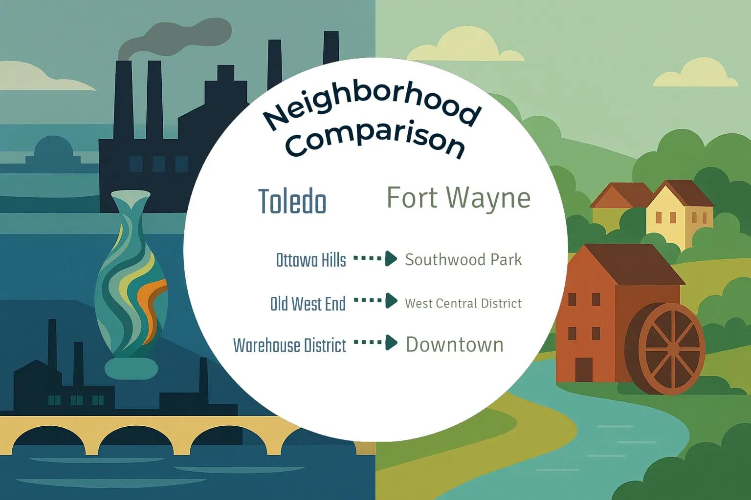 Toledo vs Fort Wayne Neighborhood Comparison