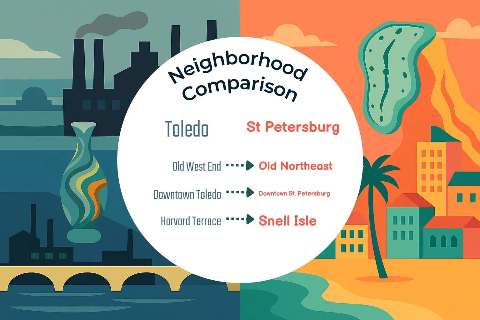 Toledo vs St. Petersburg Neighborhood Comparison