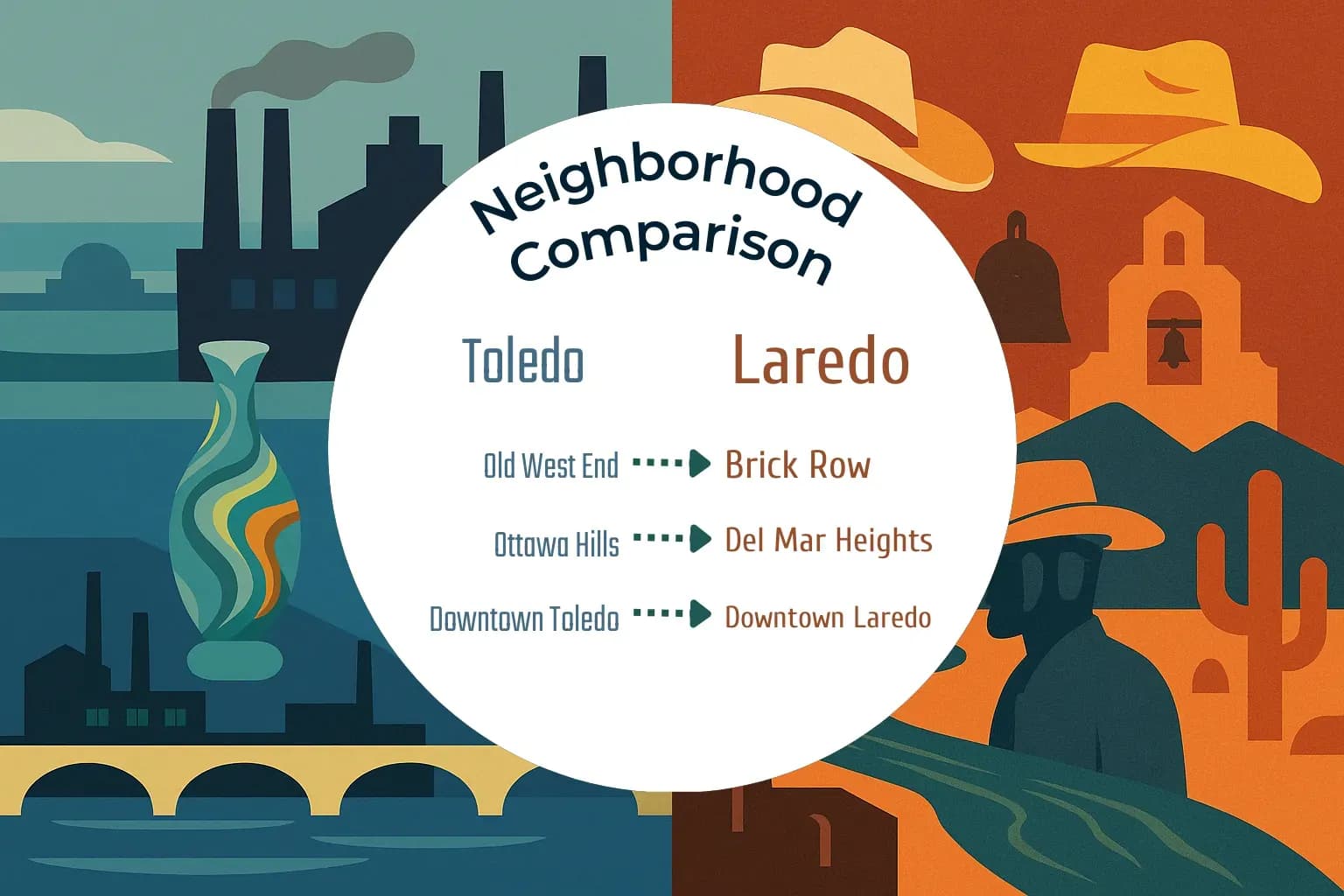 Toledo vs Laredo Neighborhood Comparison