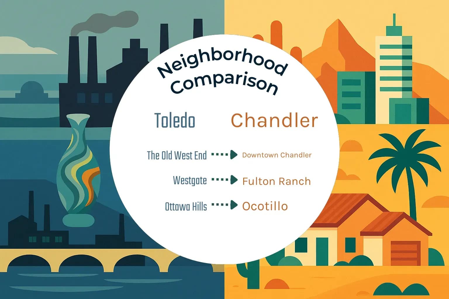 Toledo vs Chandler Neighborhood Comparison