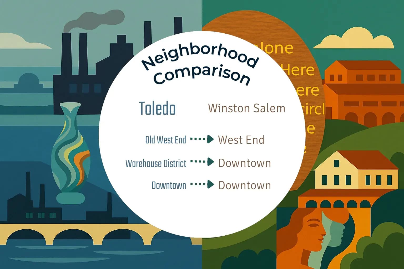 Toledo vs Winston Salem Neighborhood Comparison