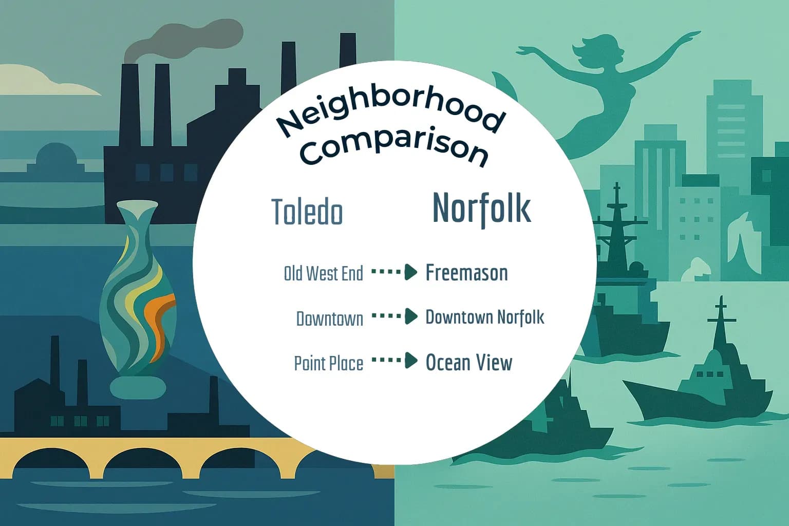 Toledo vs Norfolk Neighborhood Comparison