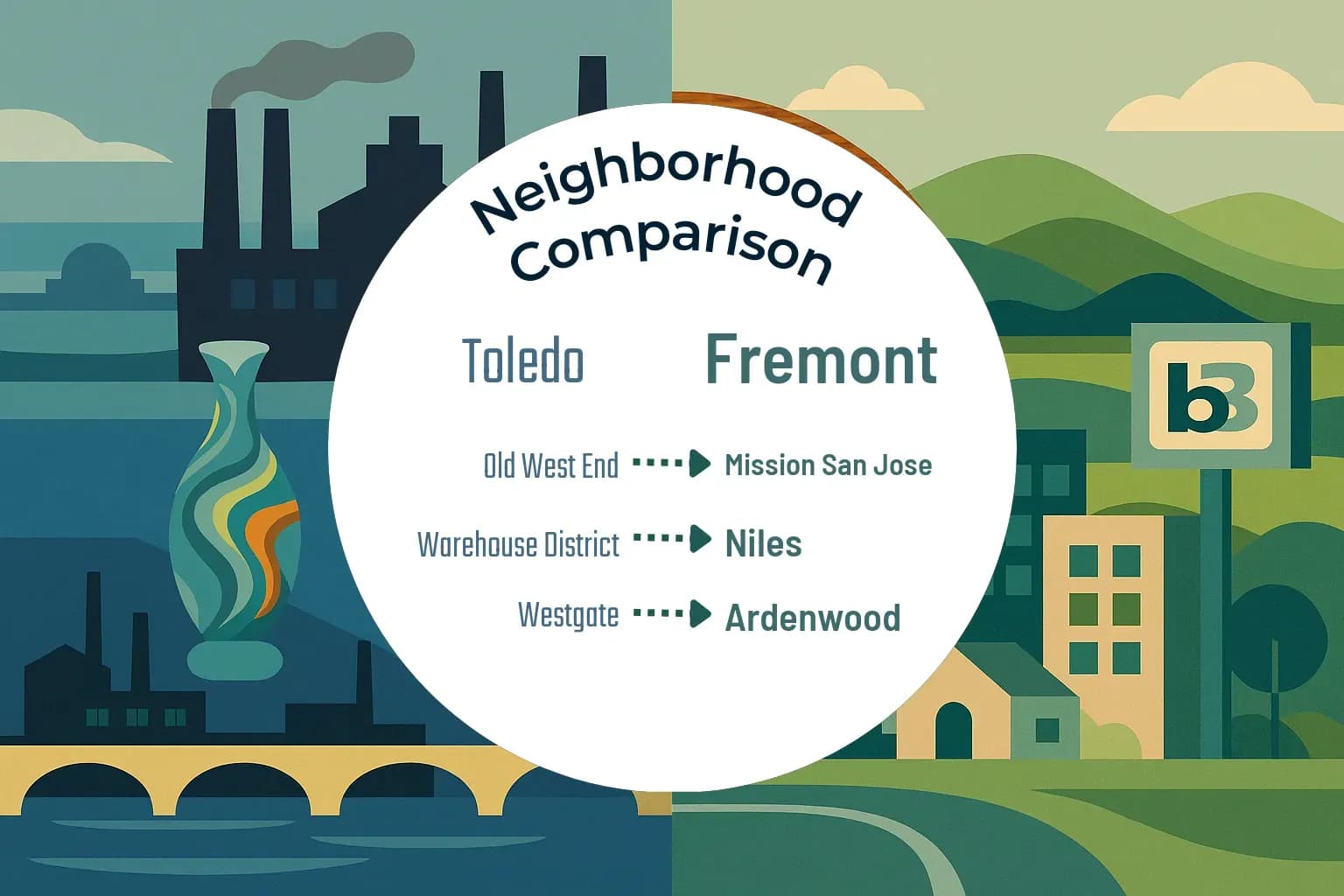 Toledo vs Fremont Neighborhood Comparison