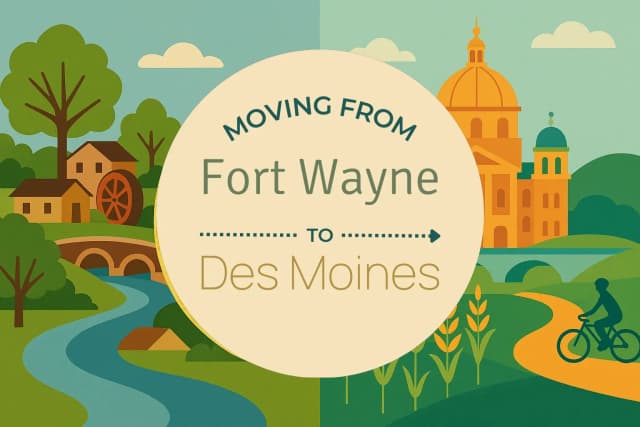 Moving from Fort Wayne to Des Moines