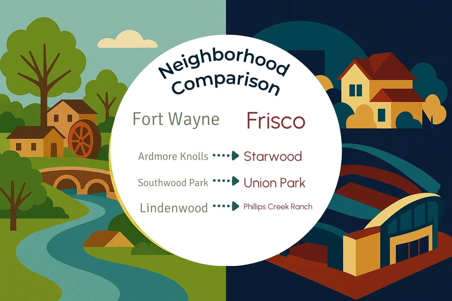 Fort Wayne vs Frisco Neighborhood Comparison
