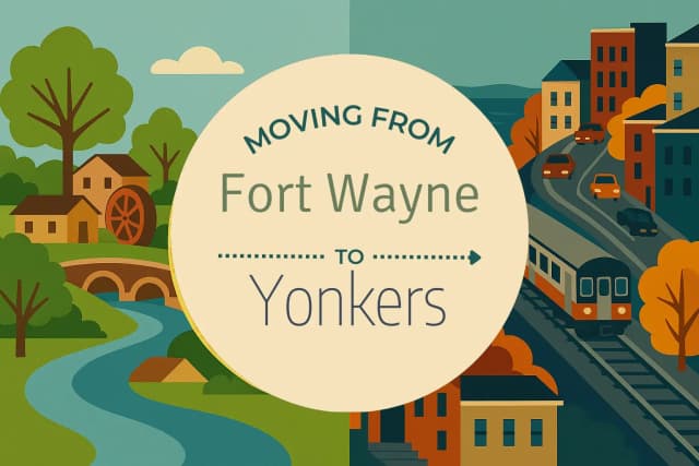 Moving from Fort Wayne to Yonkers