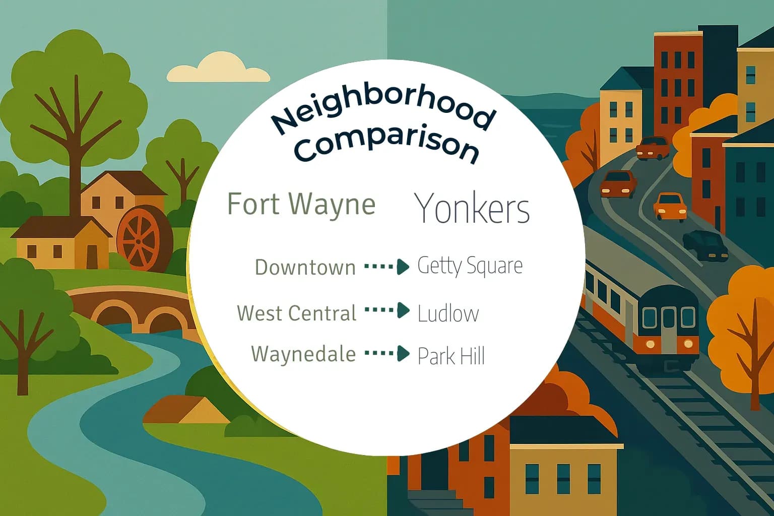 Fort Wayne vs Yonkers Neighborhood Comparison