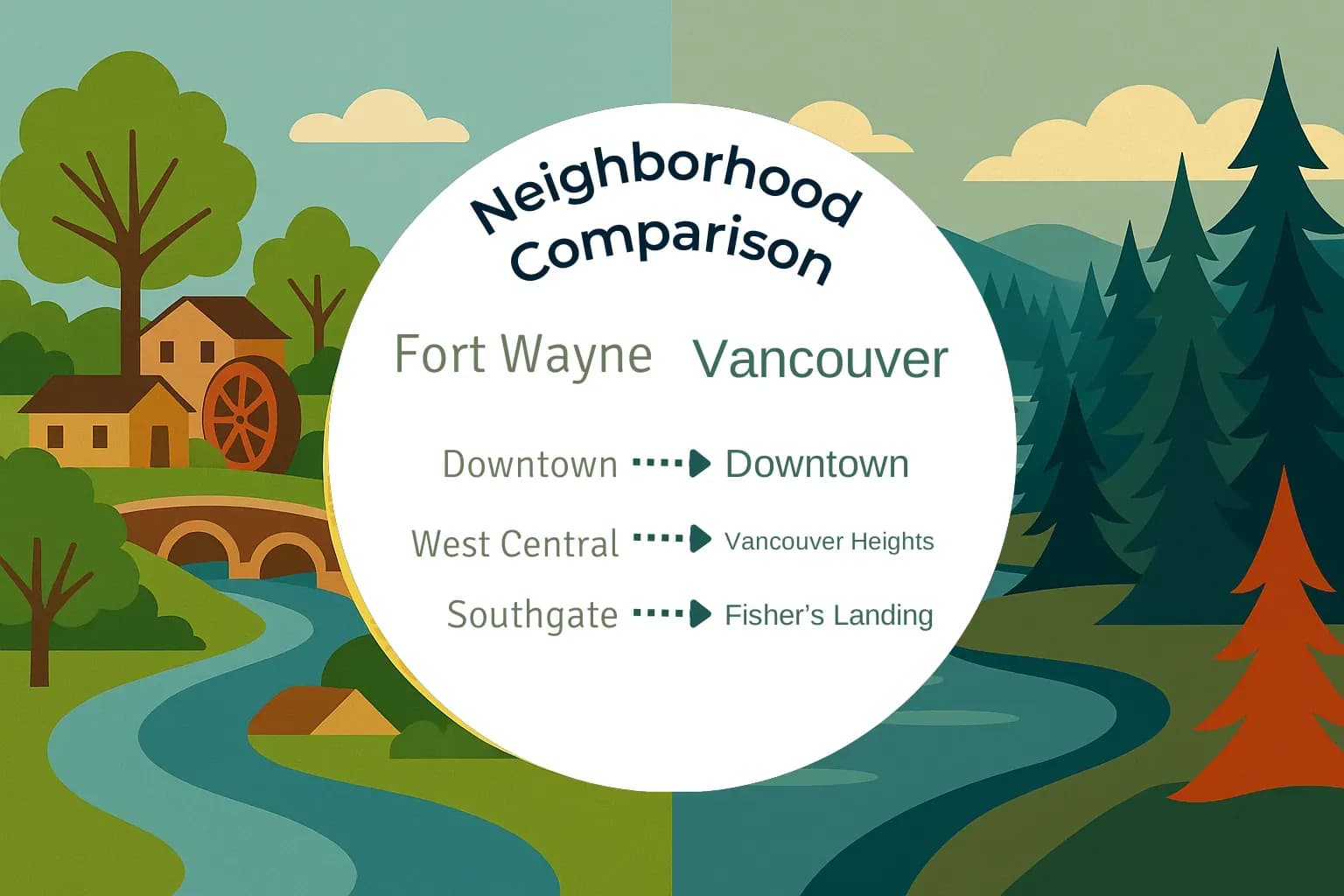 Fort Wayne vs Vancouver Neighborhood Comparison