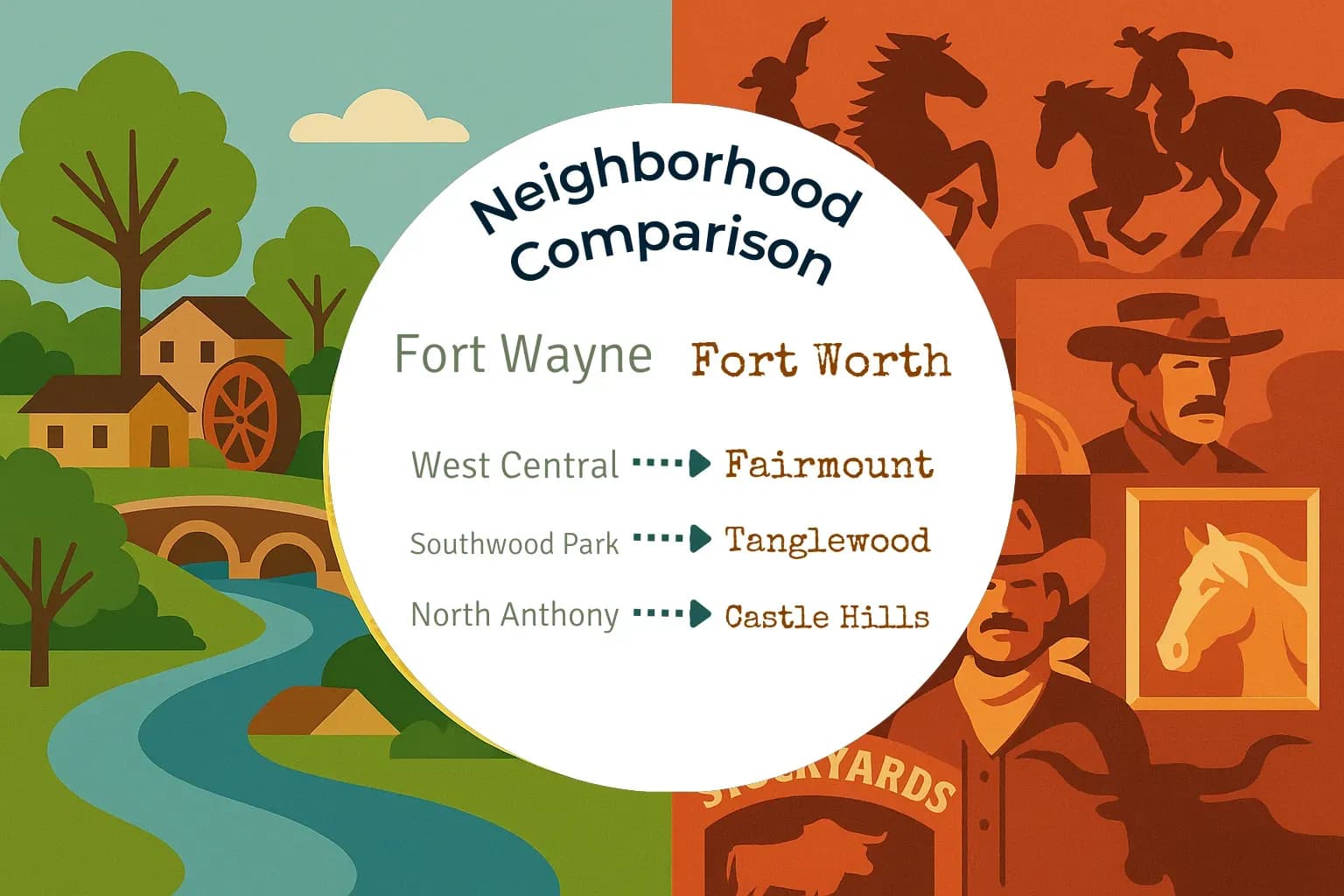 Fort Wayne vs Fort Worth Neighborhood Comparison