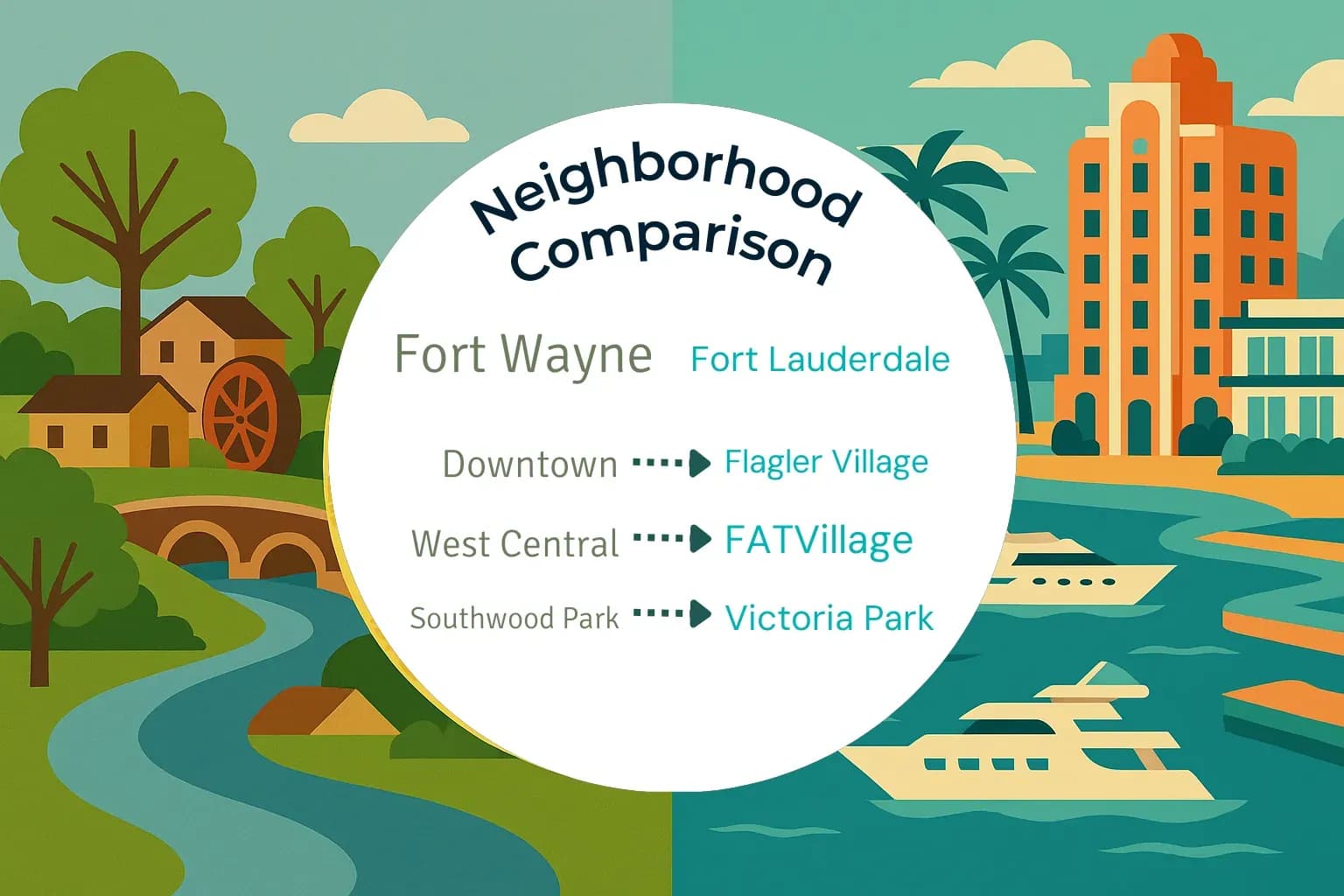 Fort Wayne vs Fort Lauderdale Neighborhood Comparison