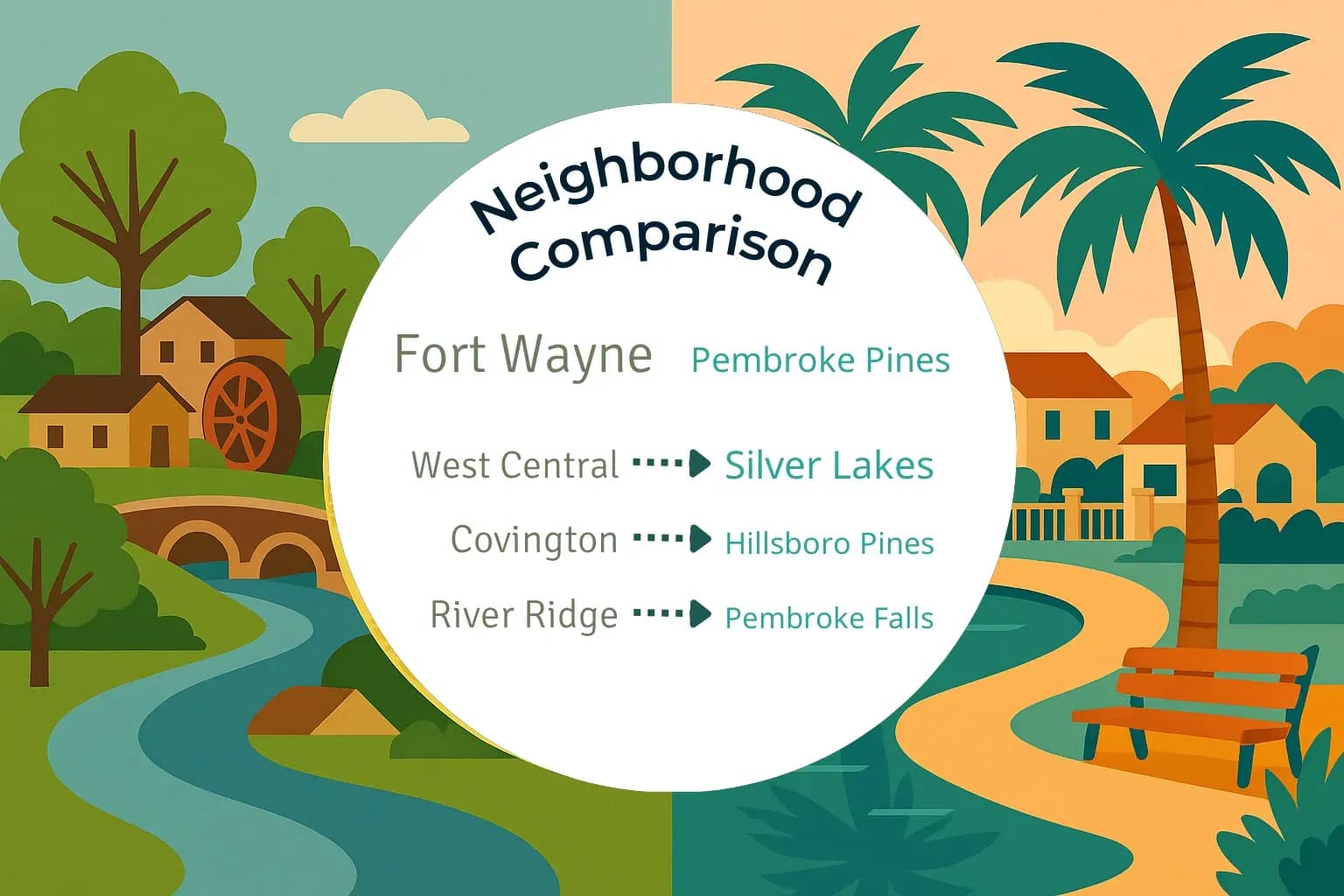 Fort Wayne vs Pembroke Pines Neighborhood Comparison