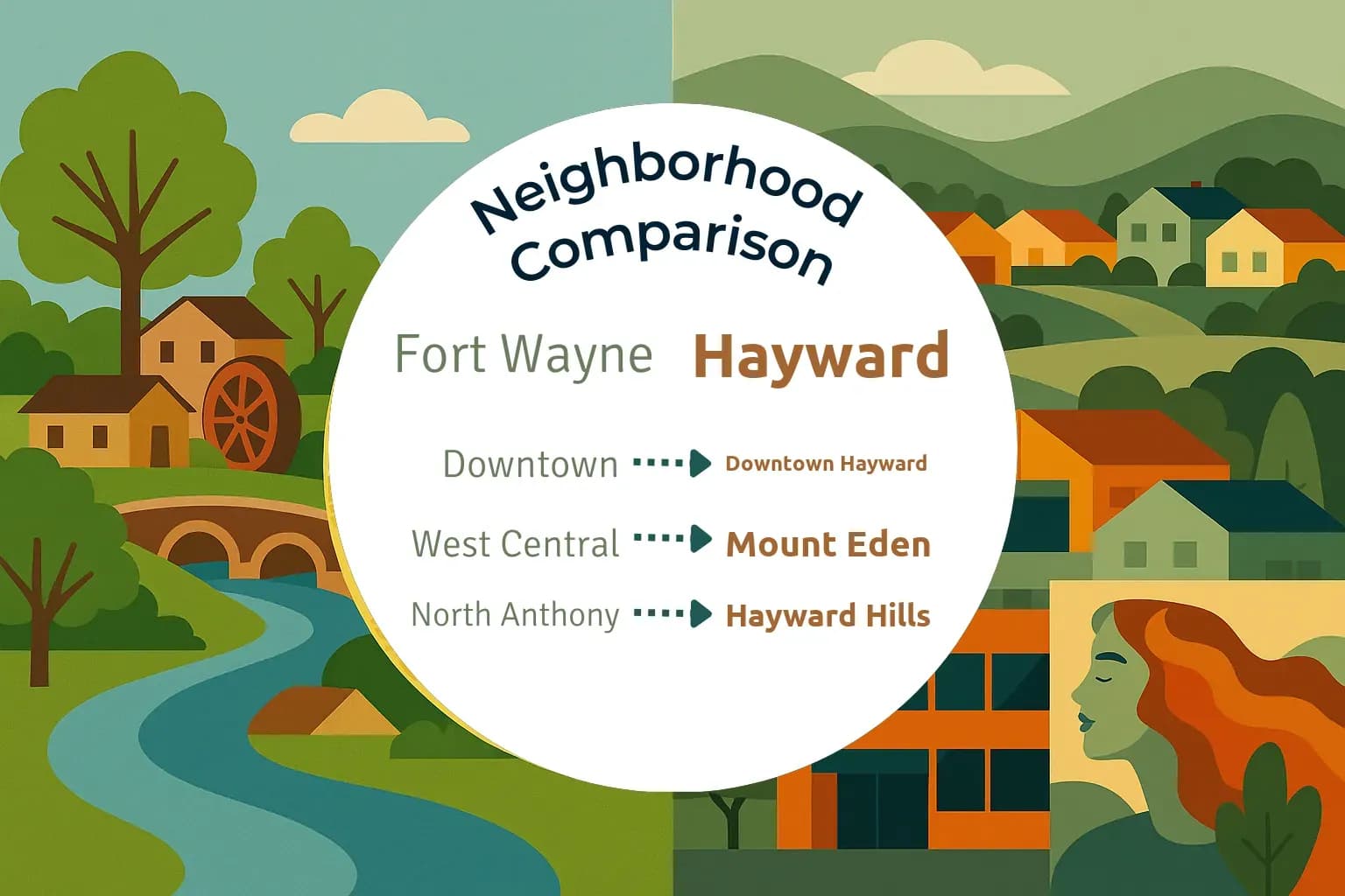 Fort Wayne vs Hayward Neighborhood Comparison
