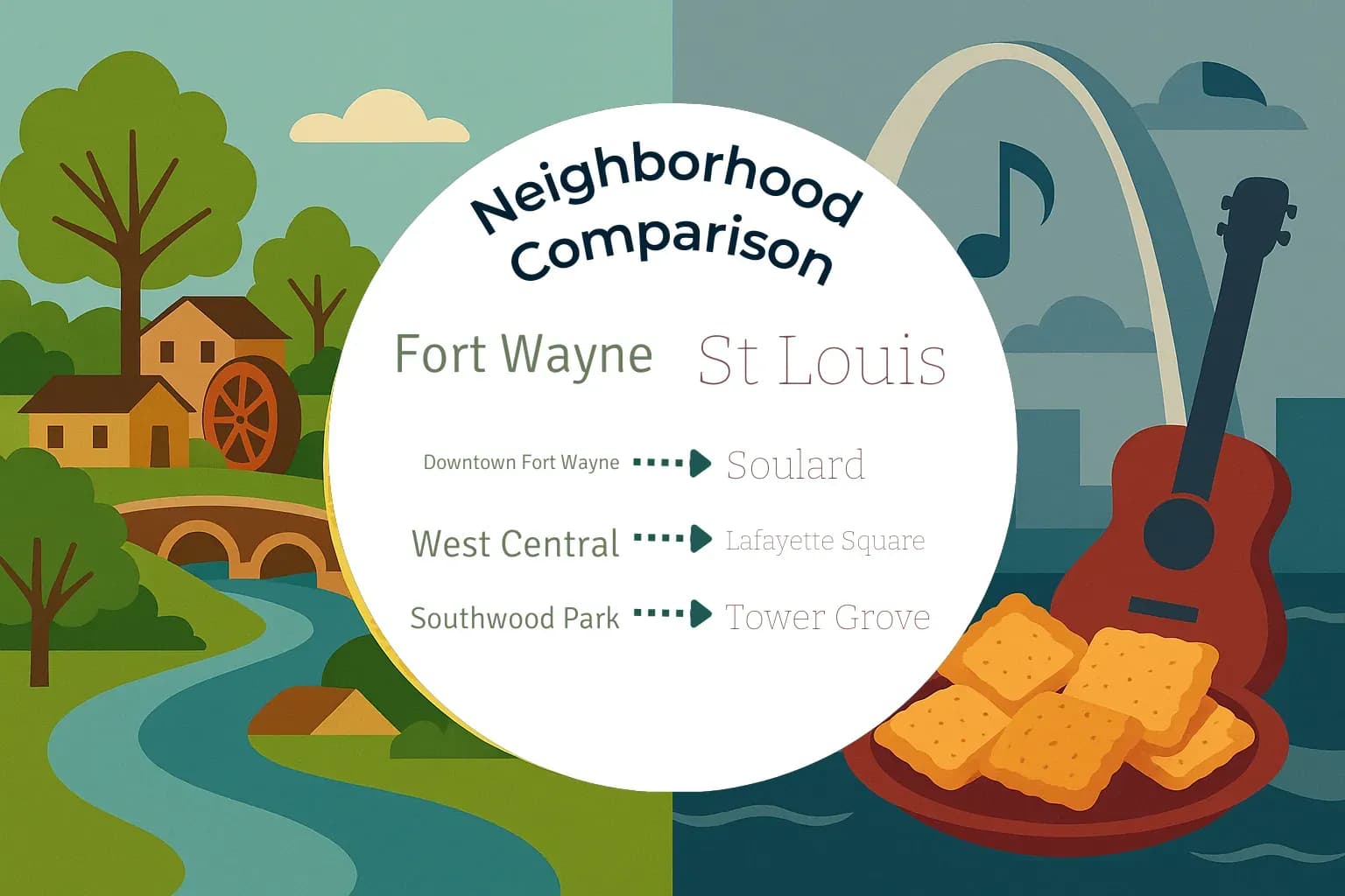 Fort Wayne vs St. Louis Neighborhood Comparison