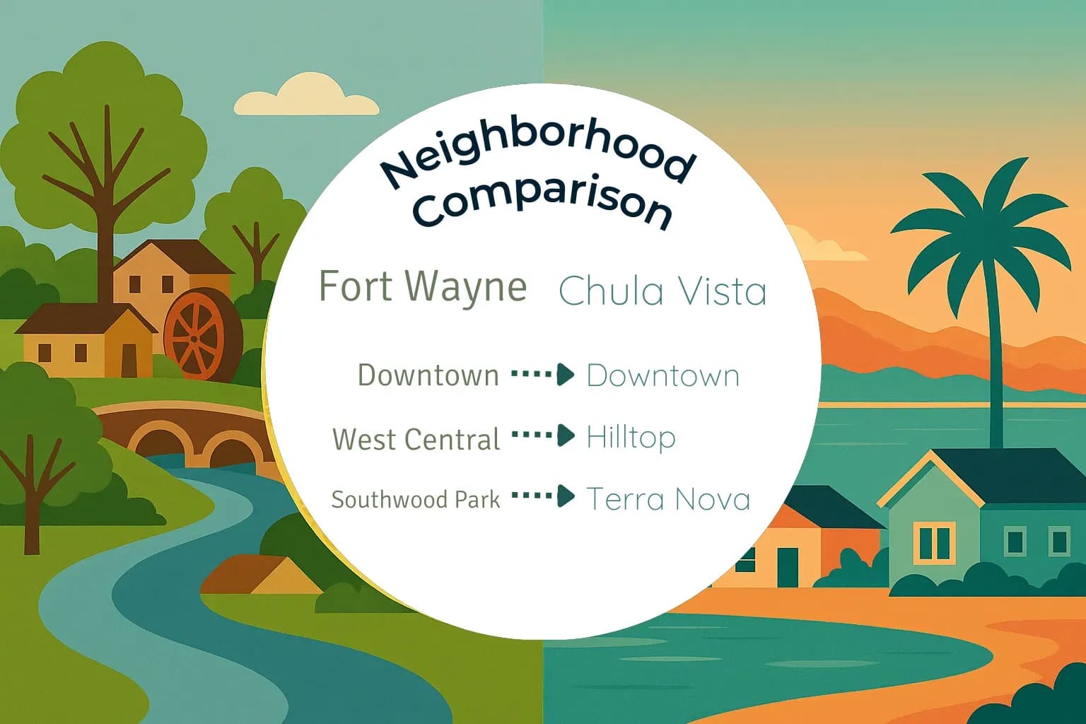 Fort Wayne vs Chula Vista Neighborhood Comparison