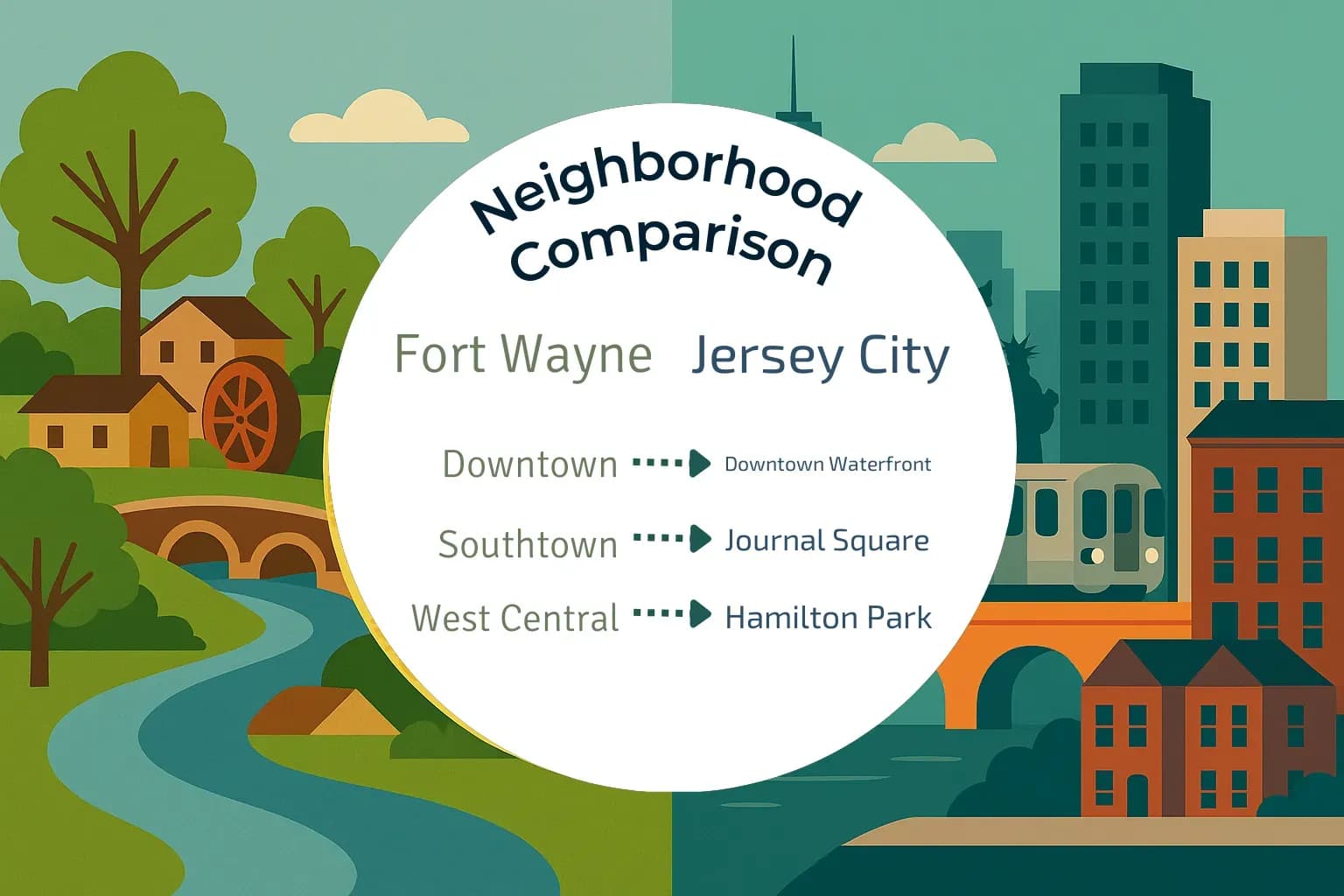 Fort Wayne vs Jersey City Neighborhood Comparison