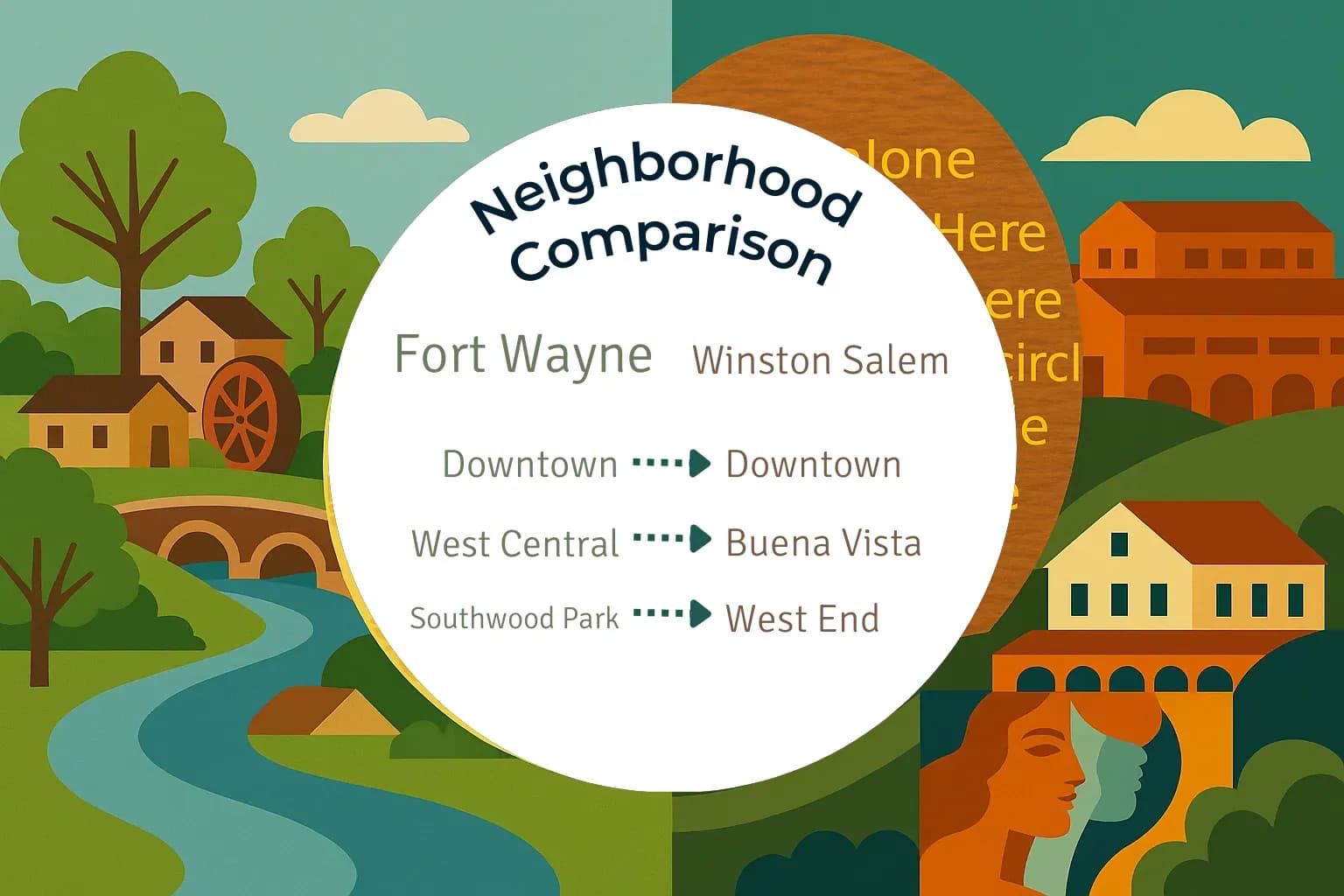 Fort Wayne vs Winston Salem Neighborhood Comparison