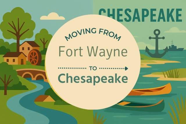 Moving from Fort Wayne to Chesapeake
