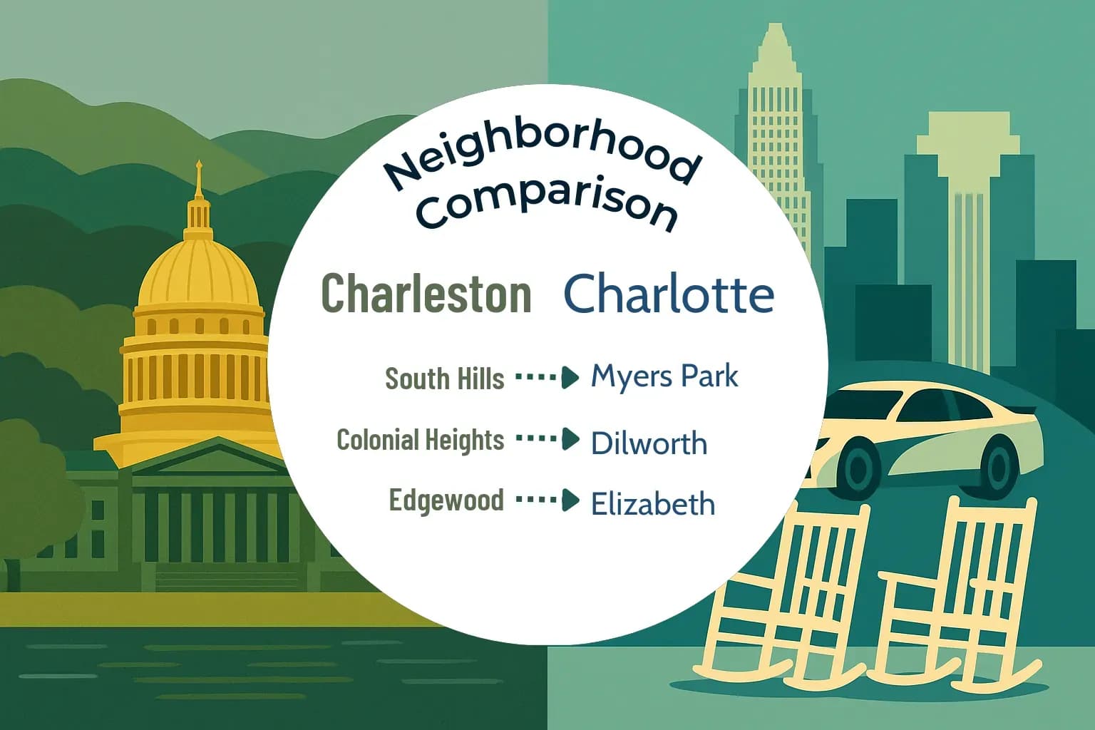 Charleston vs Charlotte Neighborhood Comparison