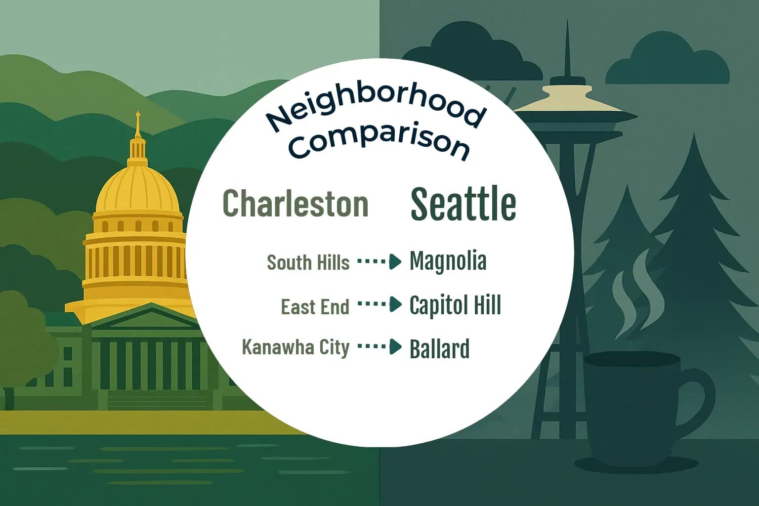 Charleston vs Seattle Neighborhood Comparison