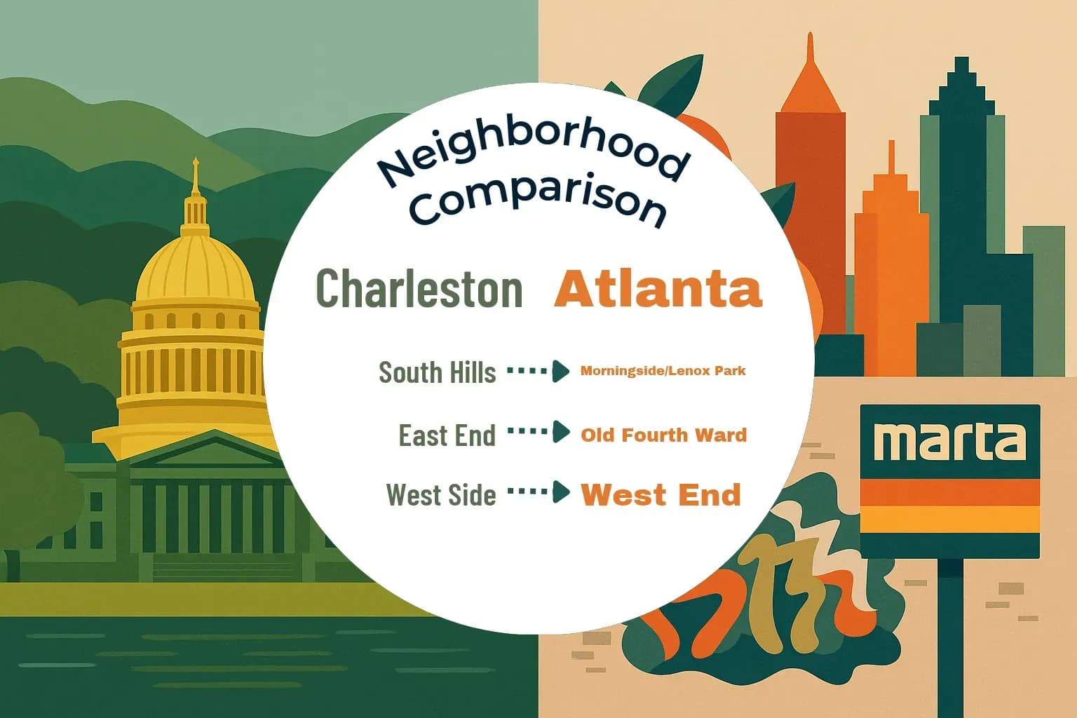 Charleston vs Atlanta Neighborhood Comparison
