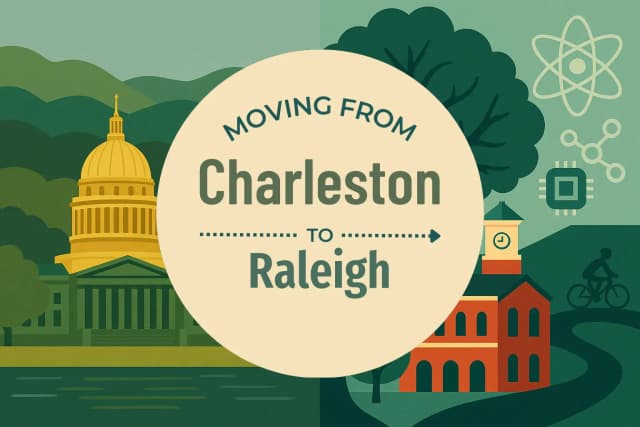 Moving from Charleston to Raleigh