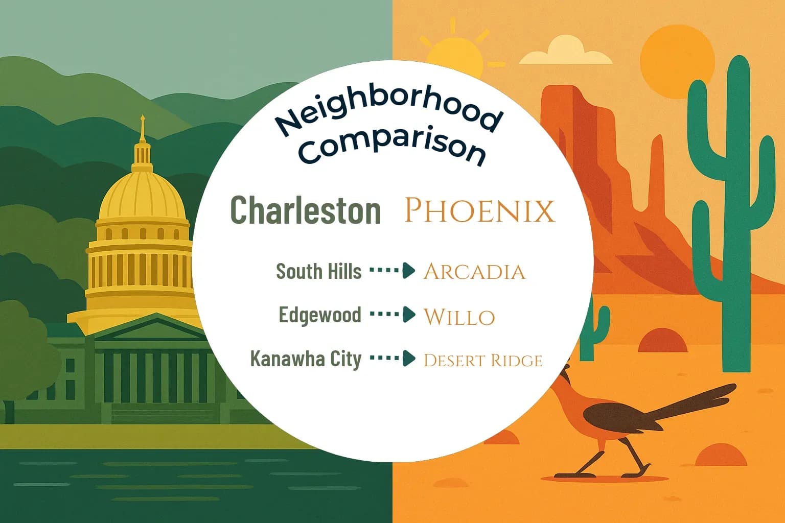 Charleston vs Phoenix Neighborhood Comparison