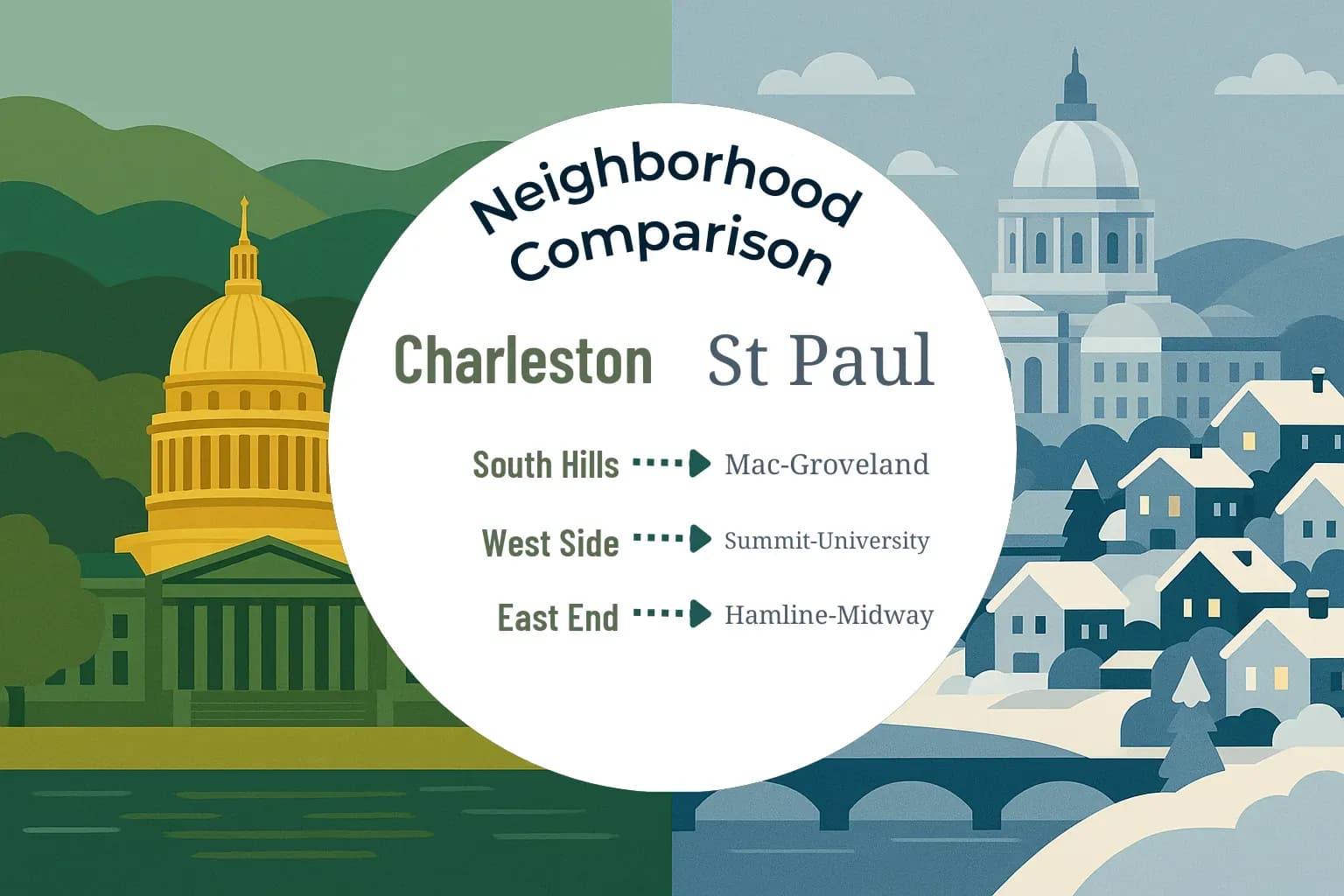 Charleston vs St. Paul Neighborhood Comparison
