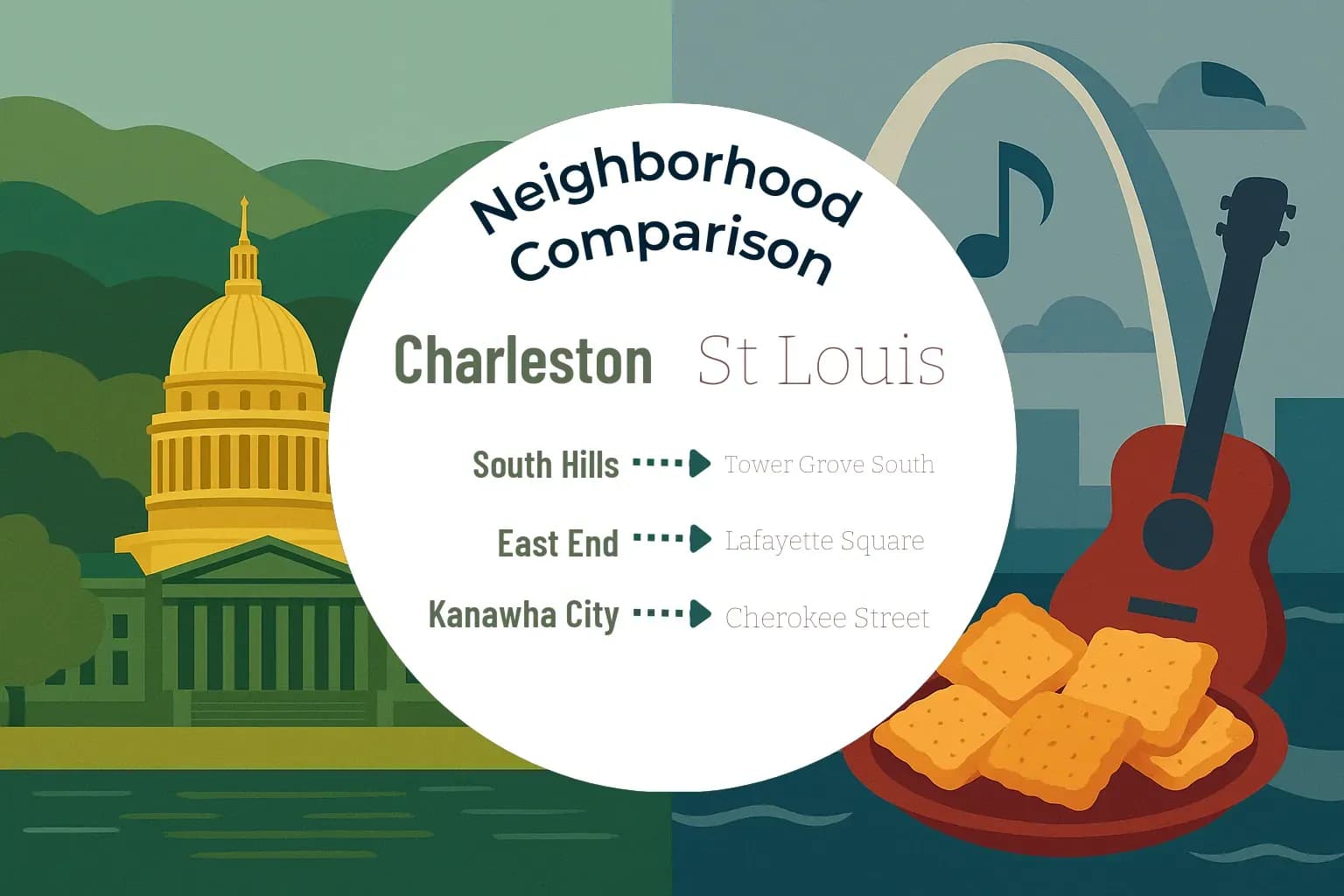 Charleston vs St. Louis Neighborhood Comparison