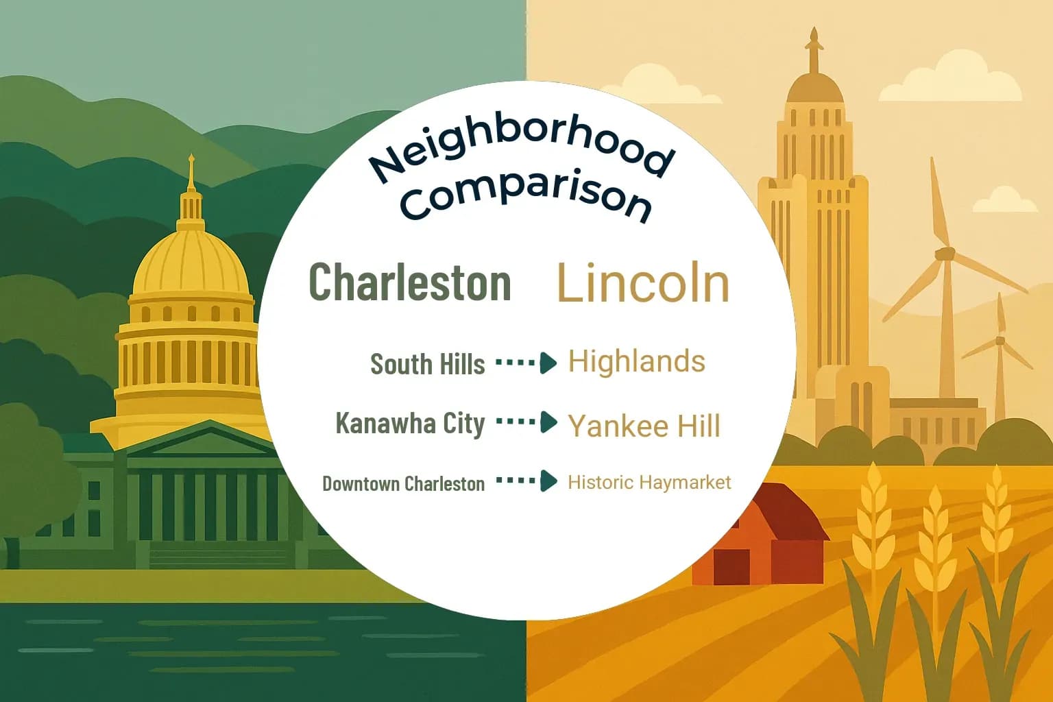 Charleston vs Lincoln Neighborhood Comparison