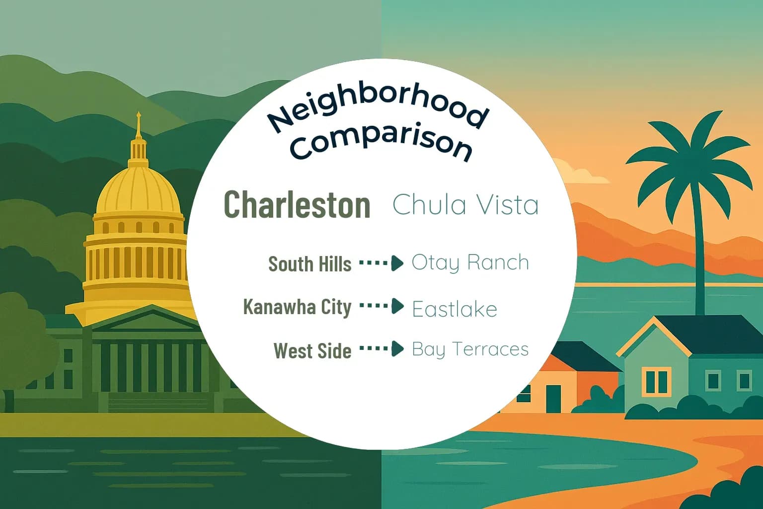 Charleston vs Chula Vista Neighborhood Comparison