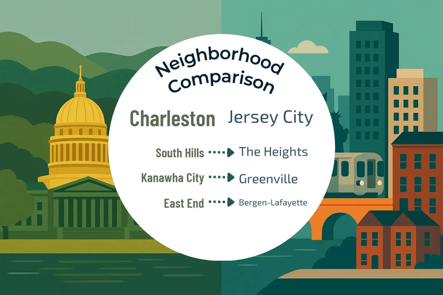 Charleston vs Jersey City Neighborhood Comparison
