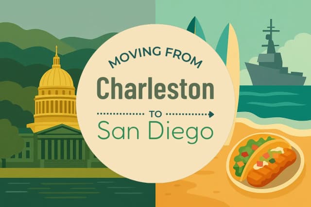 Moving from Charleston to San Diego