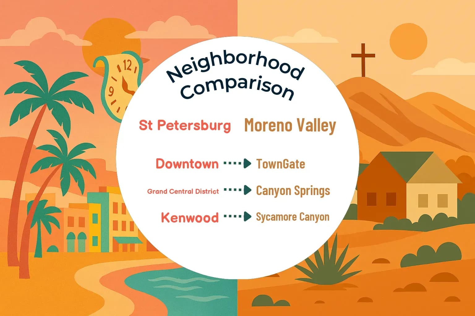 St. Petersburg vs Moreno Valley Neighborhood Comparison