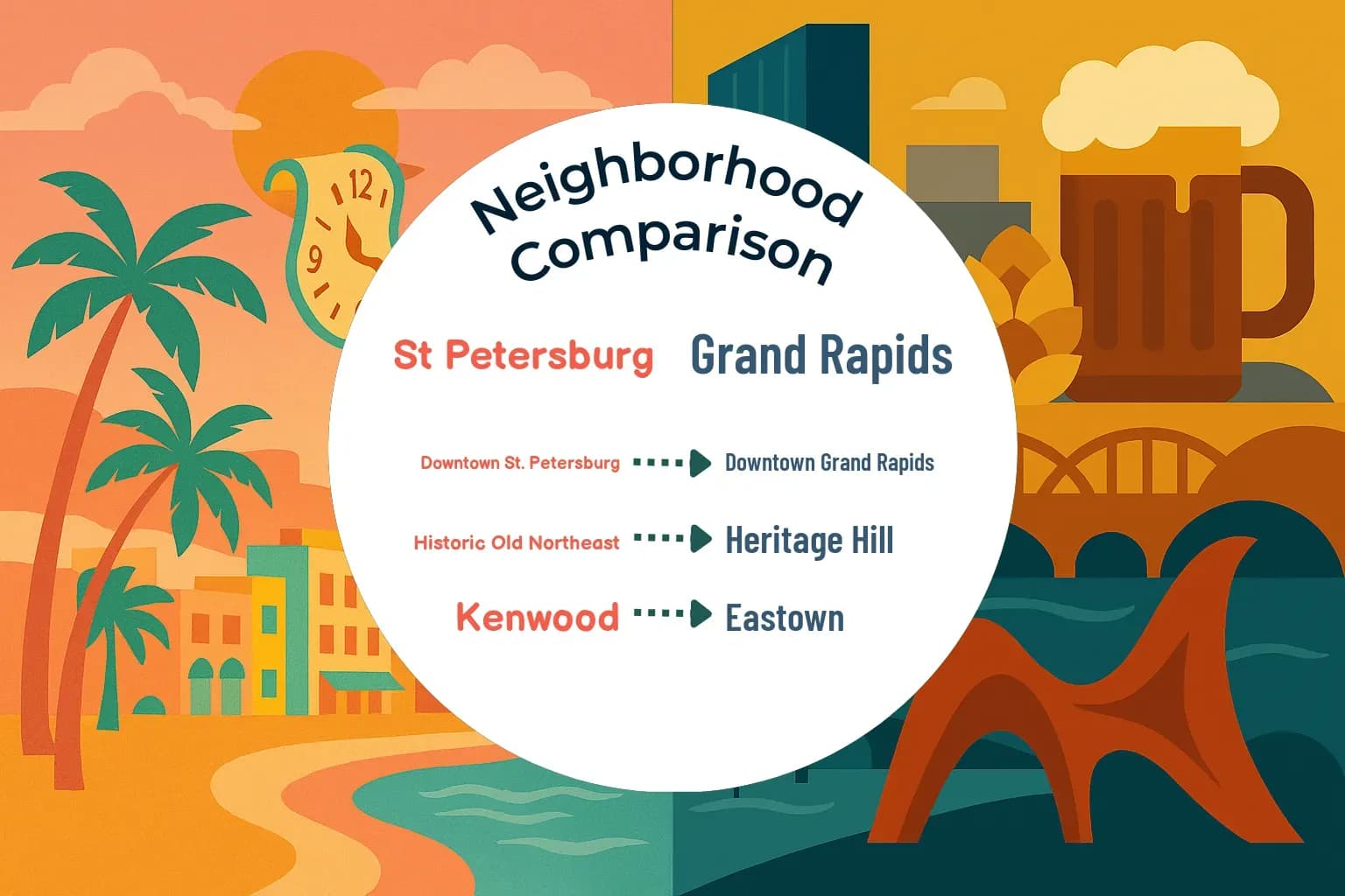 St. Petersburg vs Grand Rapids Neighborhood Comparison