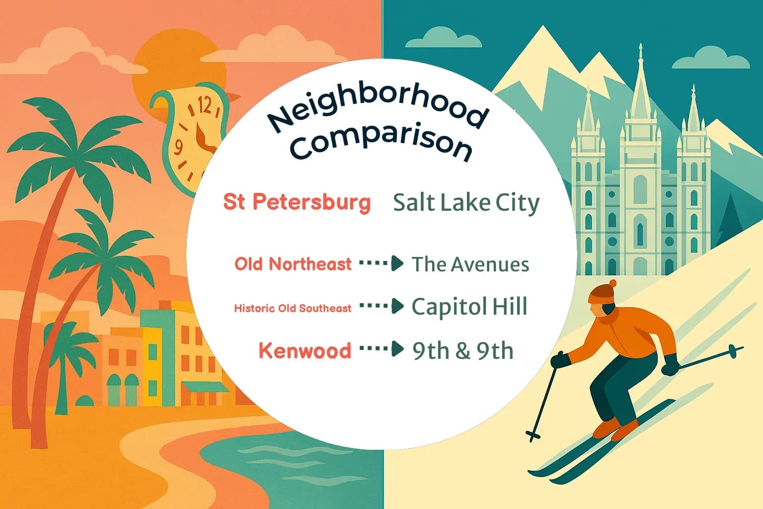 St. Petersburg vs Salt Lake City Neighborhood Comparison