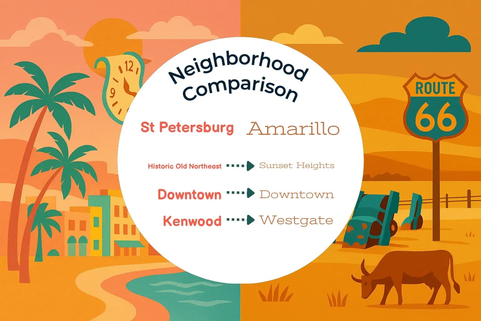 St. Petersburg vs Amarillo Neighborhood Comparison