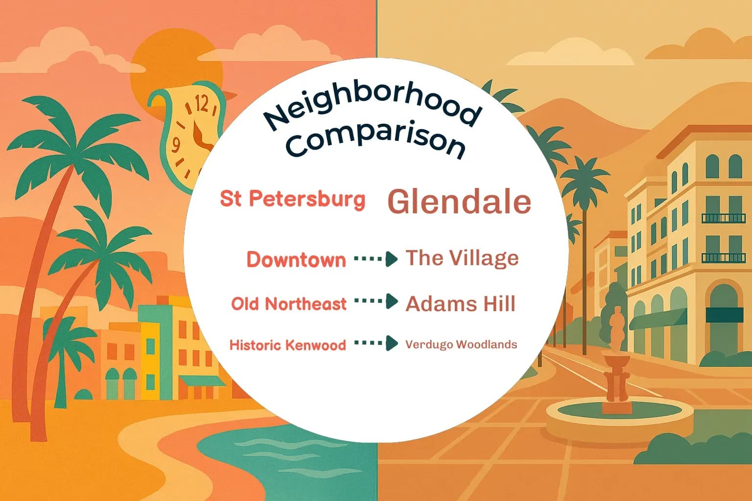 St. Petersburg vs Glendale Neighborhood Comparison