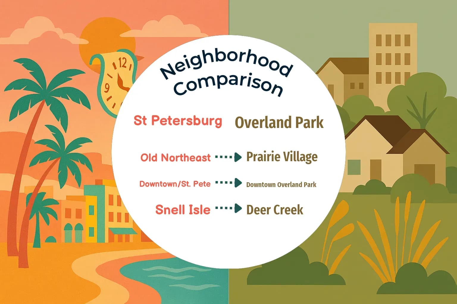 St. Petersburg vs Overland Park Neighborhood Comparison
