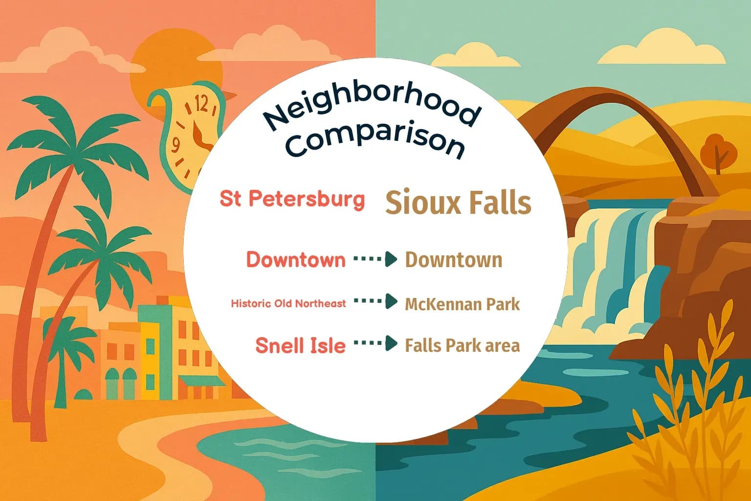 St. Petersburg vs Sioux Falls Neighborhood Comparison