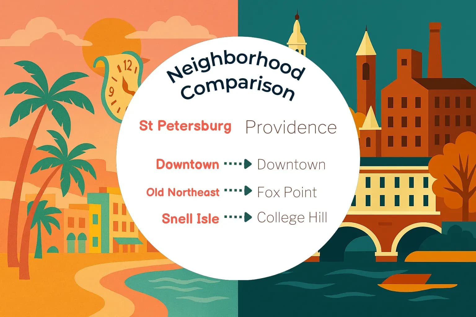 St. Petersburg vs Providence Neighborhood Comparison