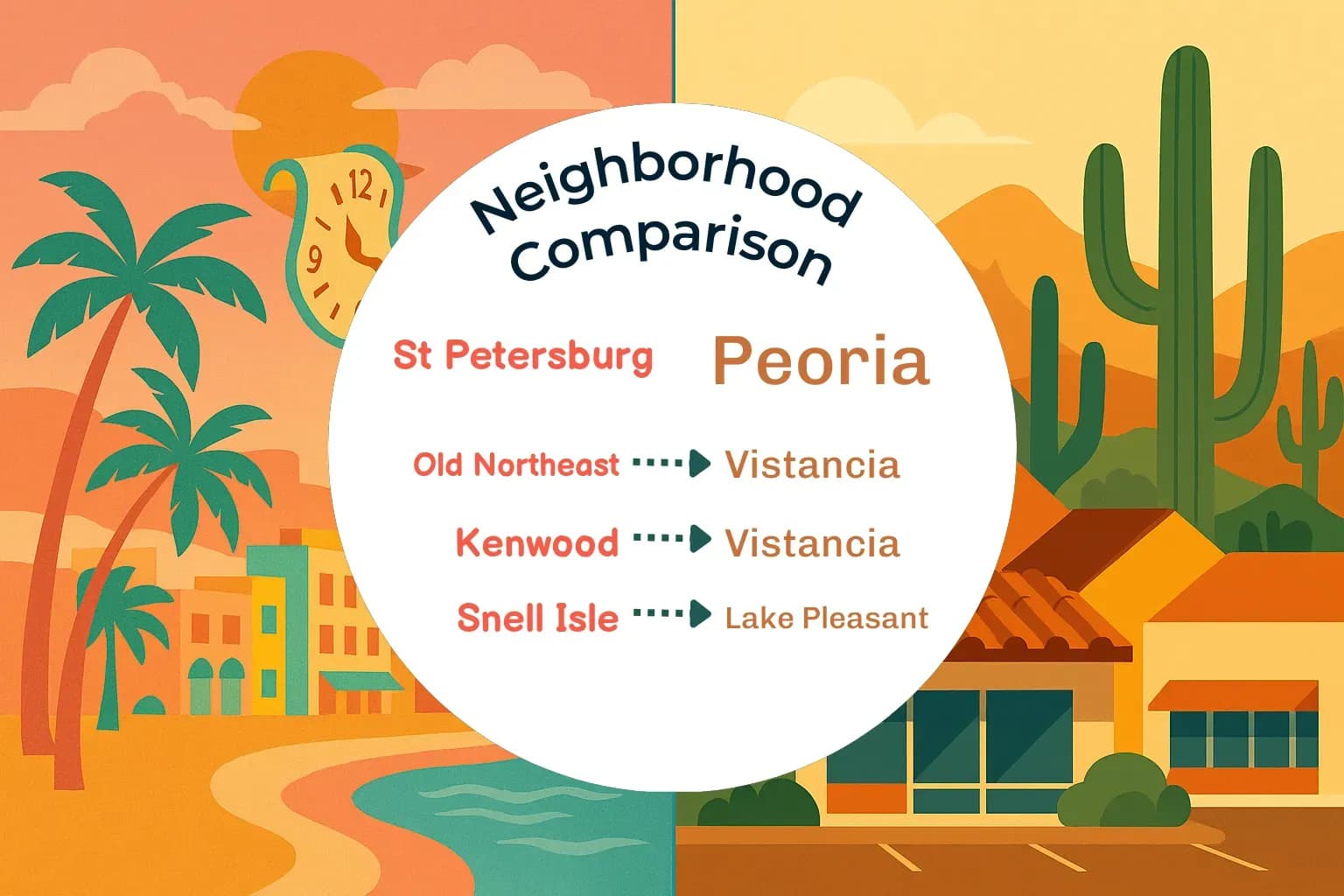 St. Petersburg vs Peoria Neighborhood Comparison