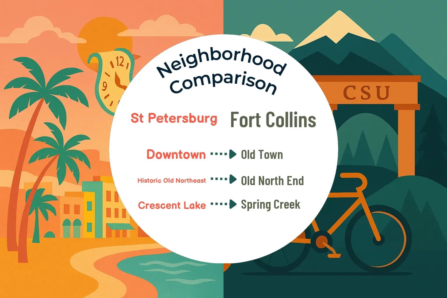 St. Petersburg vs Fort Collins Neighborhood Comparison